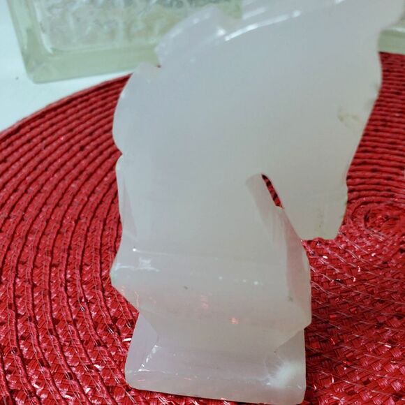 Knight  Onyx or Marble Aztec Chess Pieces Hand Carved Exquisite~Vintage~ - Picture 6 of 13